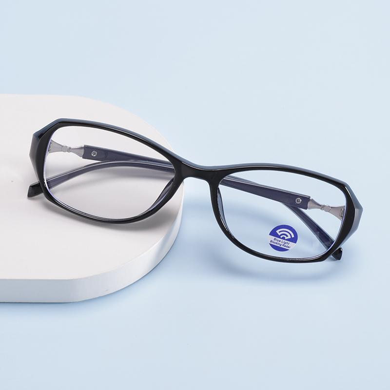 Simple Square Plastic Eyeglass Frame Fashion Trendy Reading Glasses Anti Blue Light Eyewear for Men and Women