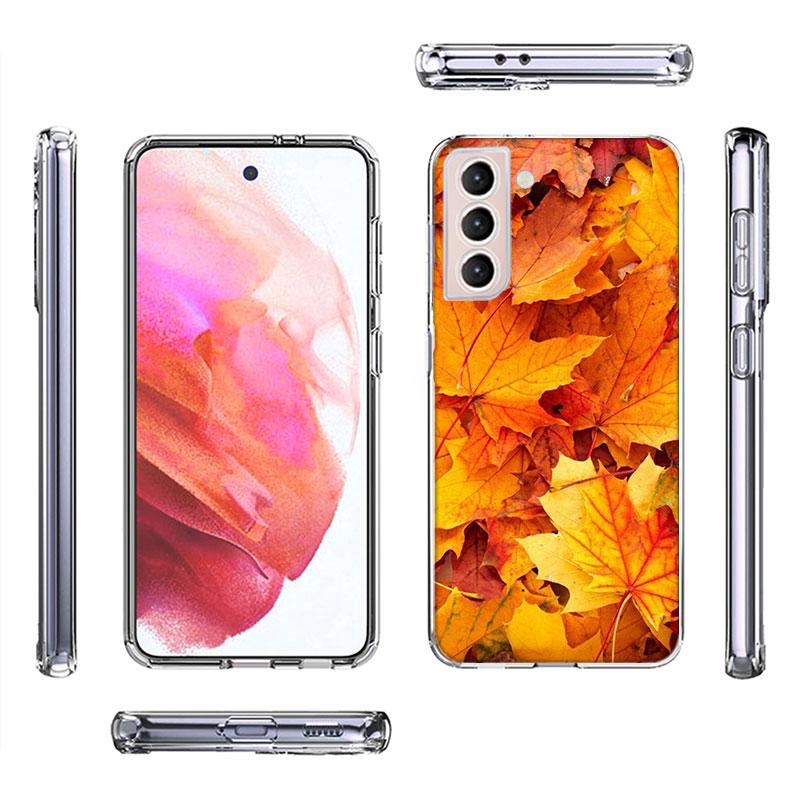 Autumn Leaves, Red Maple Leaves Phone Case For Galaxy A14 A24 A34 A54 Samsung A02S A12 A22 A32 A42 A52 A72 A13 A33 A53 5G A03 A0