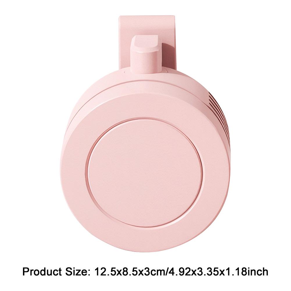 Mini Waist Fan Rechargeable Hanging Clip Fan 900mah Electric Fans with 3 Speeds for Outdoor Jobsite Farms Traveling Fishing