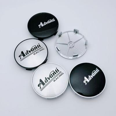 4pcs 68MM ( 63MM I.D ) Advanti Logo Emblem Car Wheel Center Caps Auto Rim Hubcaps Wheels Hub Center Cover Car Accessories