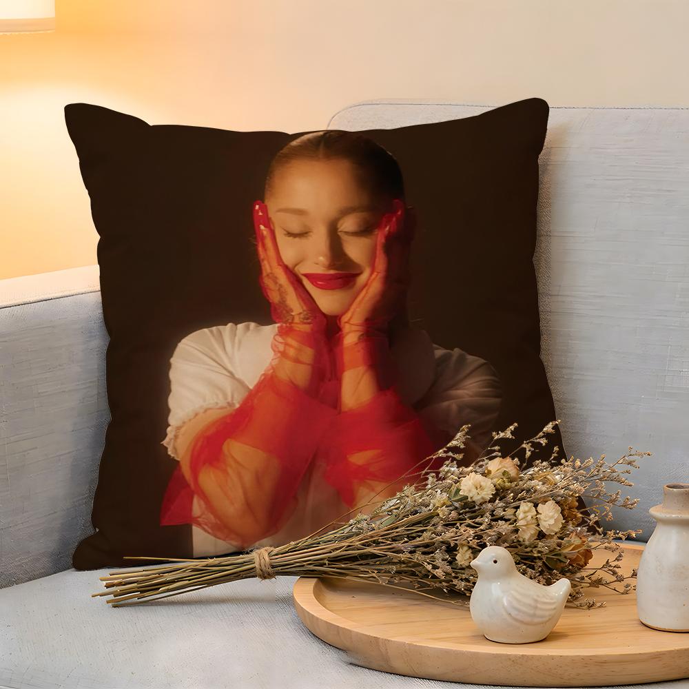 Cushion Cover Linen SkinFriendly Soft Decorative Case for Sofa Home Decor Singer AAriana Grande Pillow cover