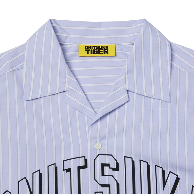 ONITSUKA TIGER X Astro Boy Collaboration SS Shirt Fashion Casual Short Sleeve Shirt Unisex Shirts Light-Blue 2181B118-300