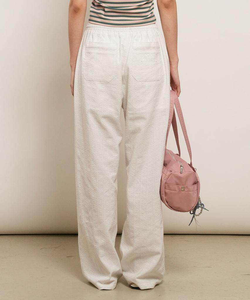 GENERALIDEA Cozy Wide Elastic Pants [White] / Gf2Lpt517