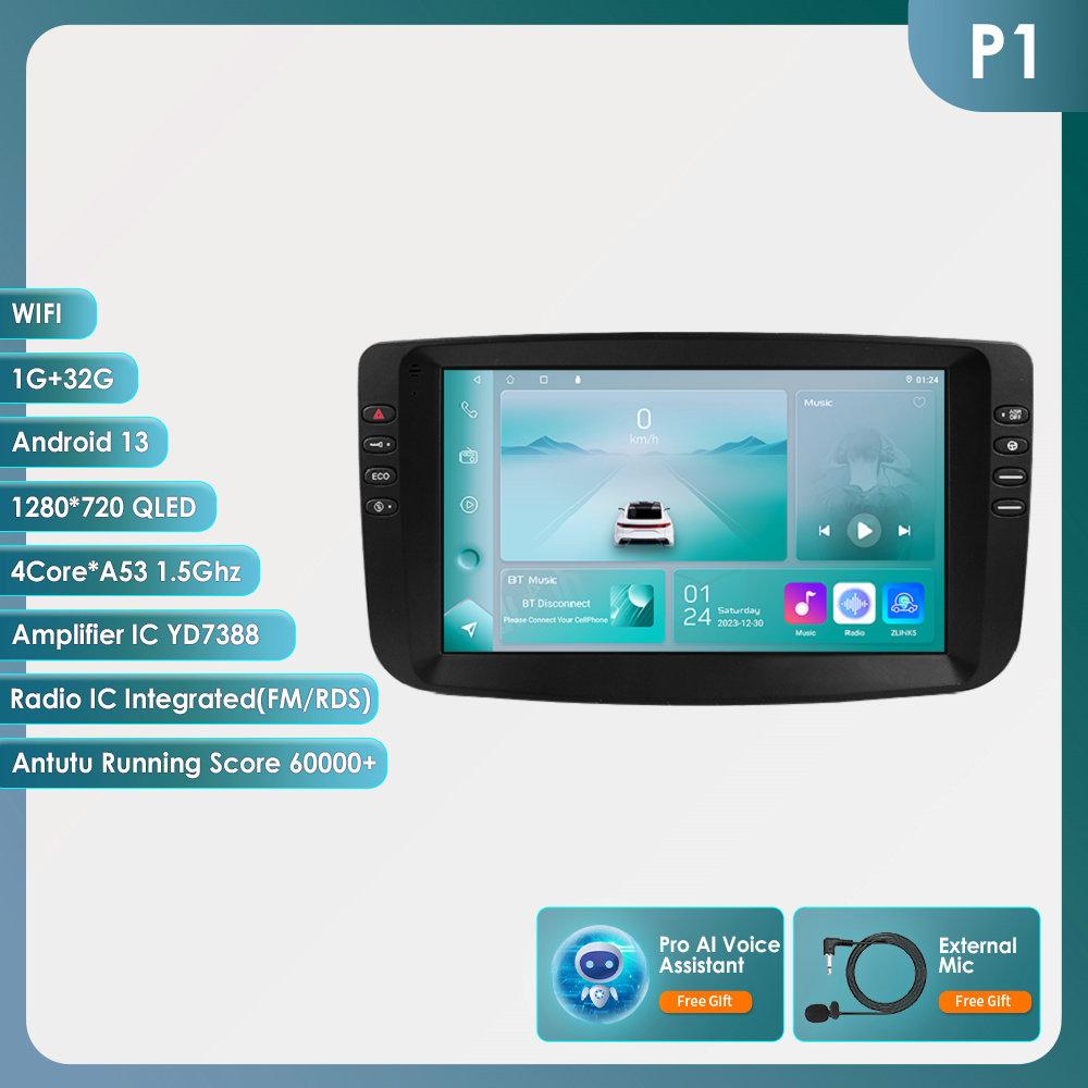 

9-дюймовый Carplay 4G 2 Din Android 13 автомобильное радио для Fiat Linea 2012 - 2015 Fiat Punto EVO мультимедийный видеоплеер Navi GPS DSP WIFI интеллектуальный экран P1 4Core 1G 32G AI