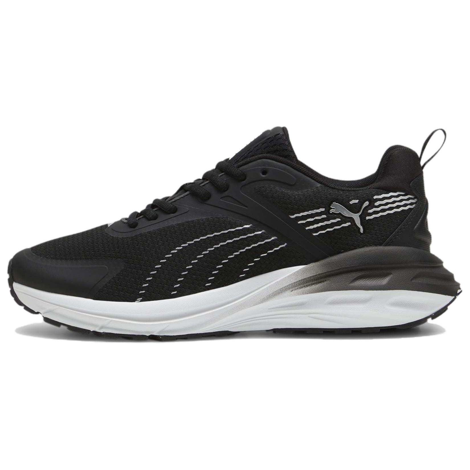 Puma Hypnotic Unisex Black Grey Silver Sneakers 395235-02 EU 35.5