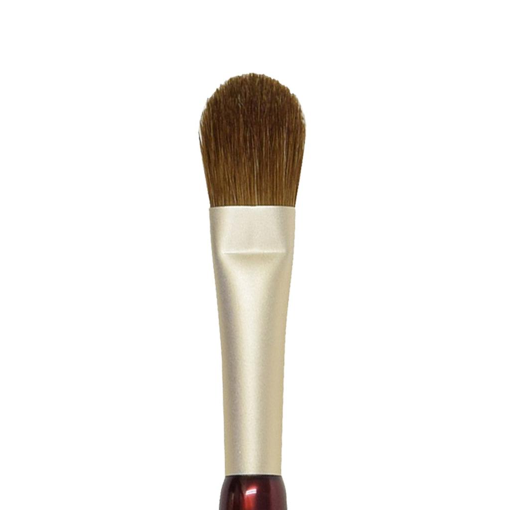 Rokkakukan Sakuradou Coarse Goat Hair Cheek Brush and Eyeshadow Brush Made with a blend of coarse goat weasel and Our 1 Perfect for cp-1set Set. hair,