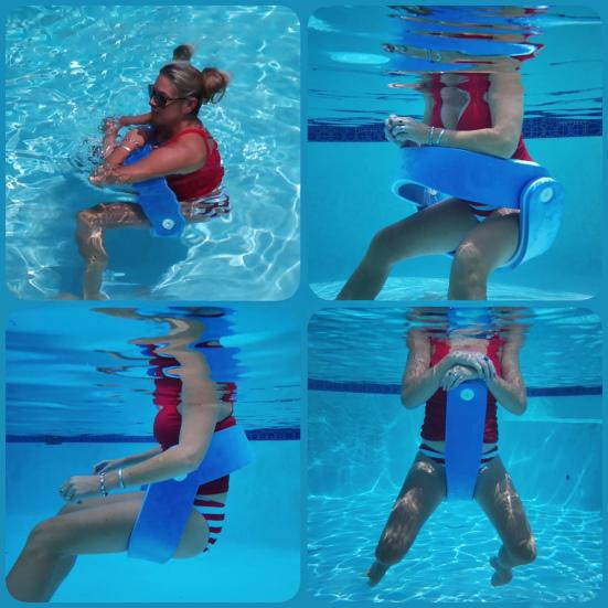 2 ks Pěnové lehátko do vody 3 v 1 Plovoucí lehátko do bazénu Nenafukovací plovoucí křeslo Plovací nudle Houpací síť pro jezero Pláž Bazénové párty