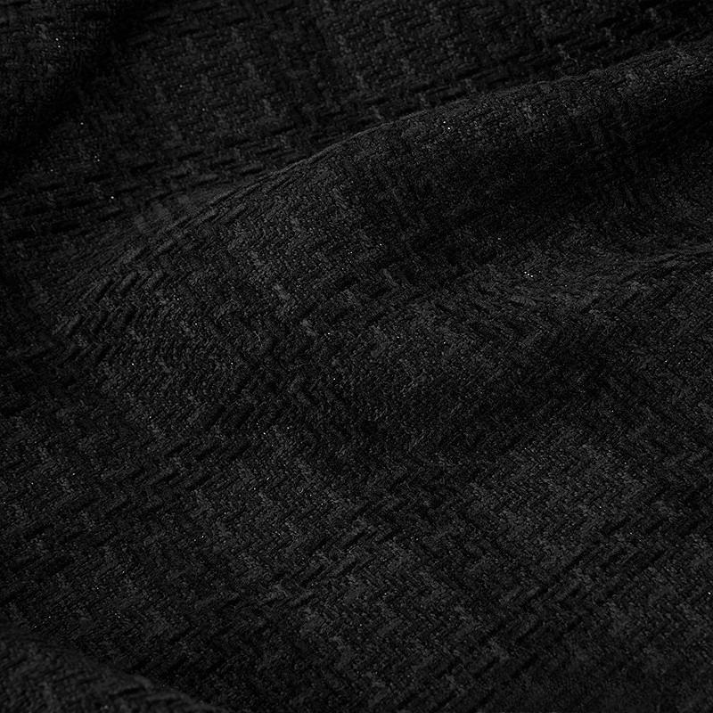 Woolen Tweed Plaid Chenille Fabric Woven Small Fragrant Fabric DIY Elegant Fashion Coat Skirt Designer