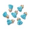 10pcs DIY Jewelry Leather Velvet Small Fringed Earrings Hair Accessories