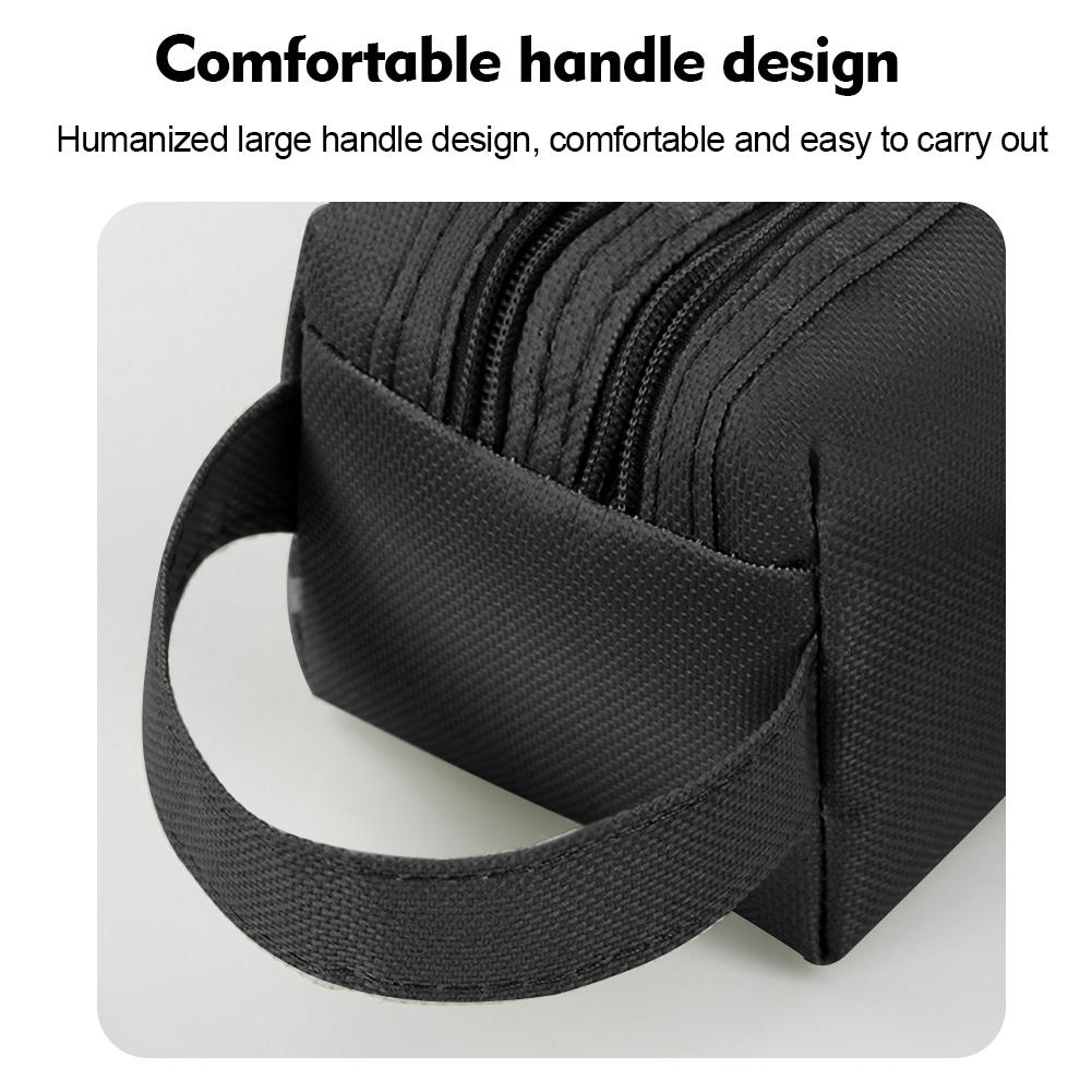 Pencil Cases Bag Canvas Pen Box Pouch Double Layer Large Capacity for Girls Back To School Student Supplies Stationery