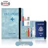 PU Leather Cross-Border Travel Passport Holder & Document Protector