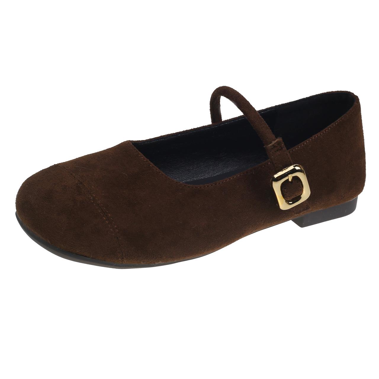 

Niche fashion rhinestone flat-soled single shoes, new comfortable and versatile soft-soled lazy one-pedal women s shoes in spring 40 темно-коричневого кольору