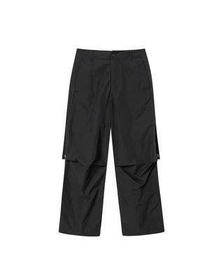 WORTHWHILE MOVEMENT Flare Adjuster Pants (Black)