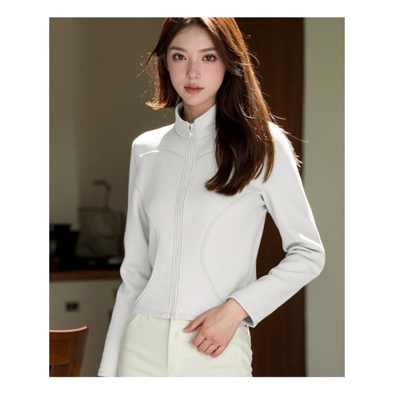 Women s Slim Fit Warm Winter Fitness Jacket - Velvet-Lined Outdoor Running Yoga Wear XL 1590₽