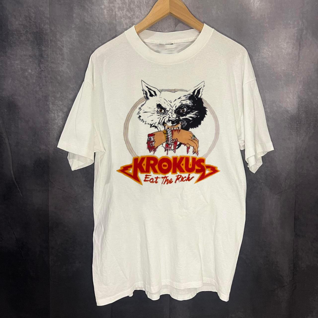 Krokus eat the rich tour Unisex T-shirt All Size S to 5XL LL1212 S разноцветный