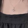 eveningbell [silver925] Tinsel necklace (2color)