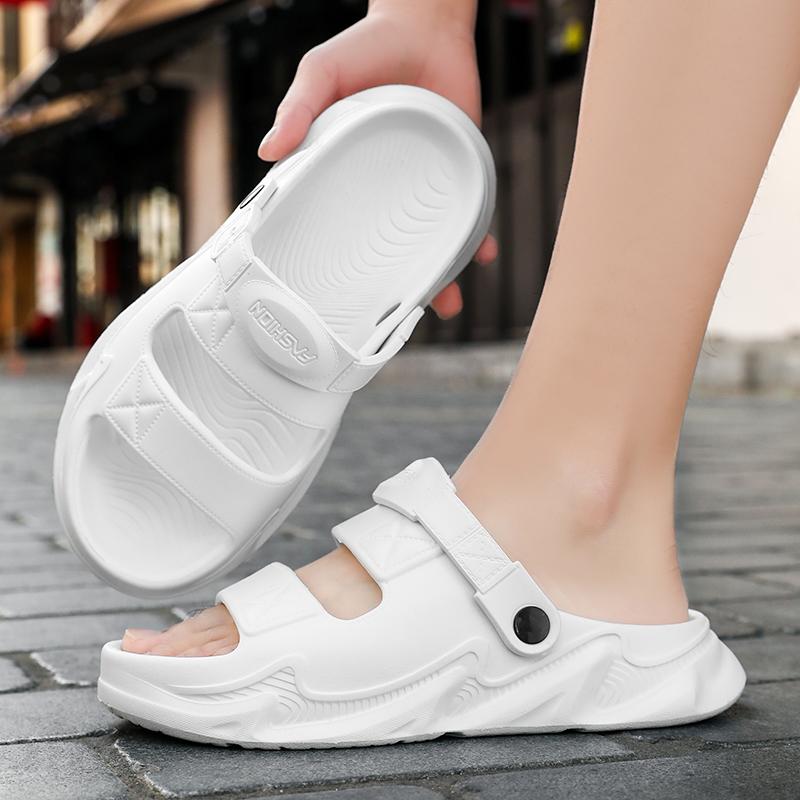 Sommer herre tøfler EVA myksåler plattformslides Unisex joggesko sandaler Uformelle strandsko kvinner innendørs utendørs flip flops