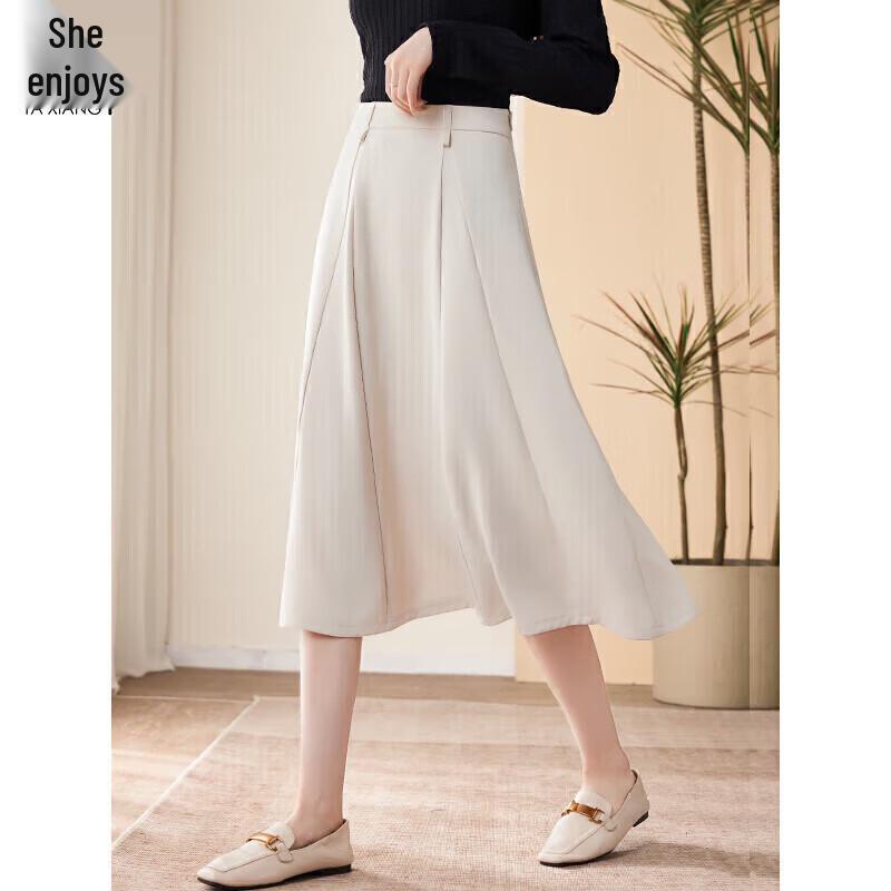 Women s High-Waist A-Line Midi Skirt XL
