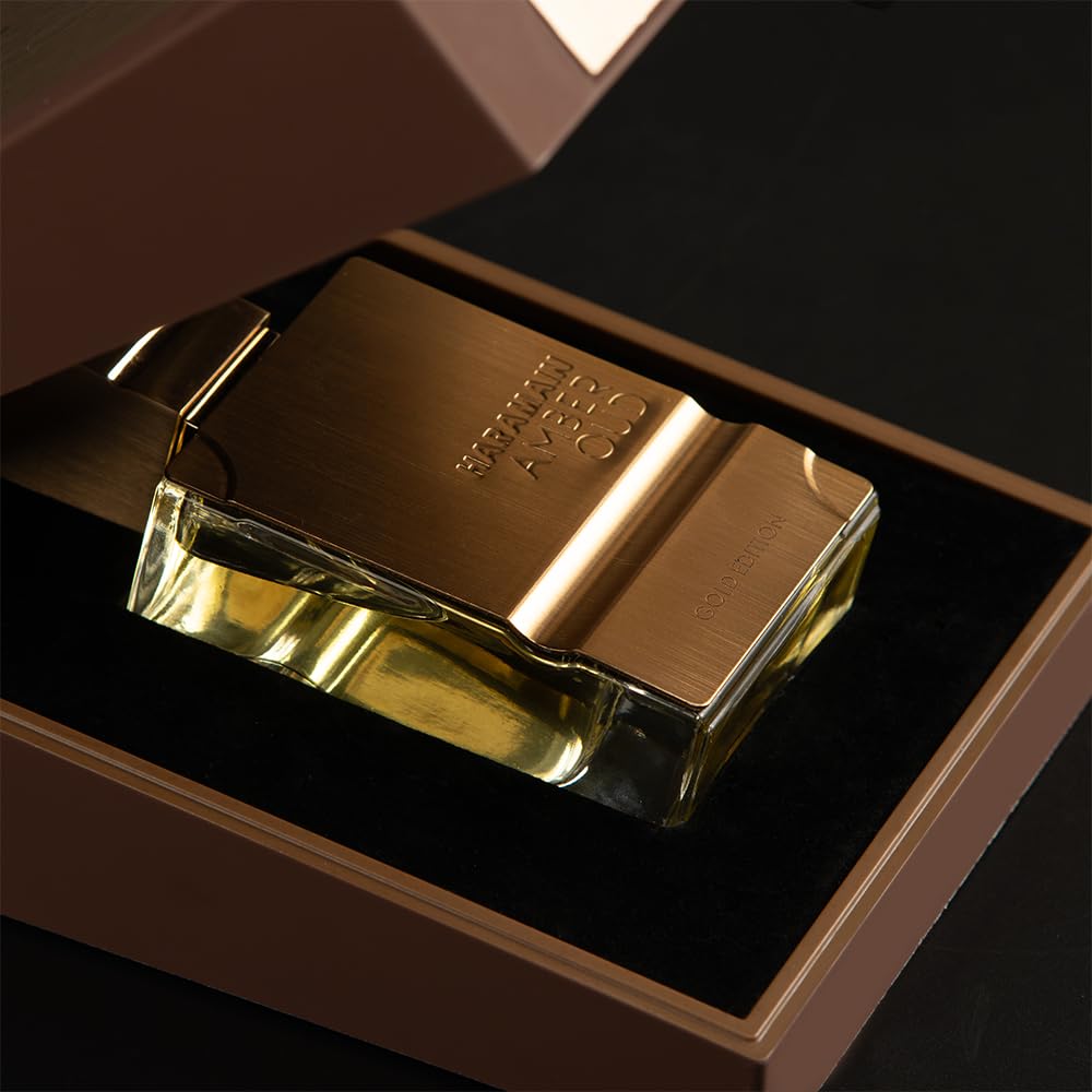 Al Haramain Amber Oud Gold Edition Profumo Arabo per Donna e Uomo Unisex Lunga Durata Ambra 60ml (2,0 once)