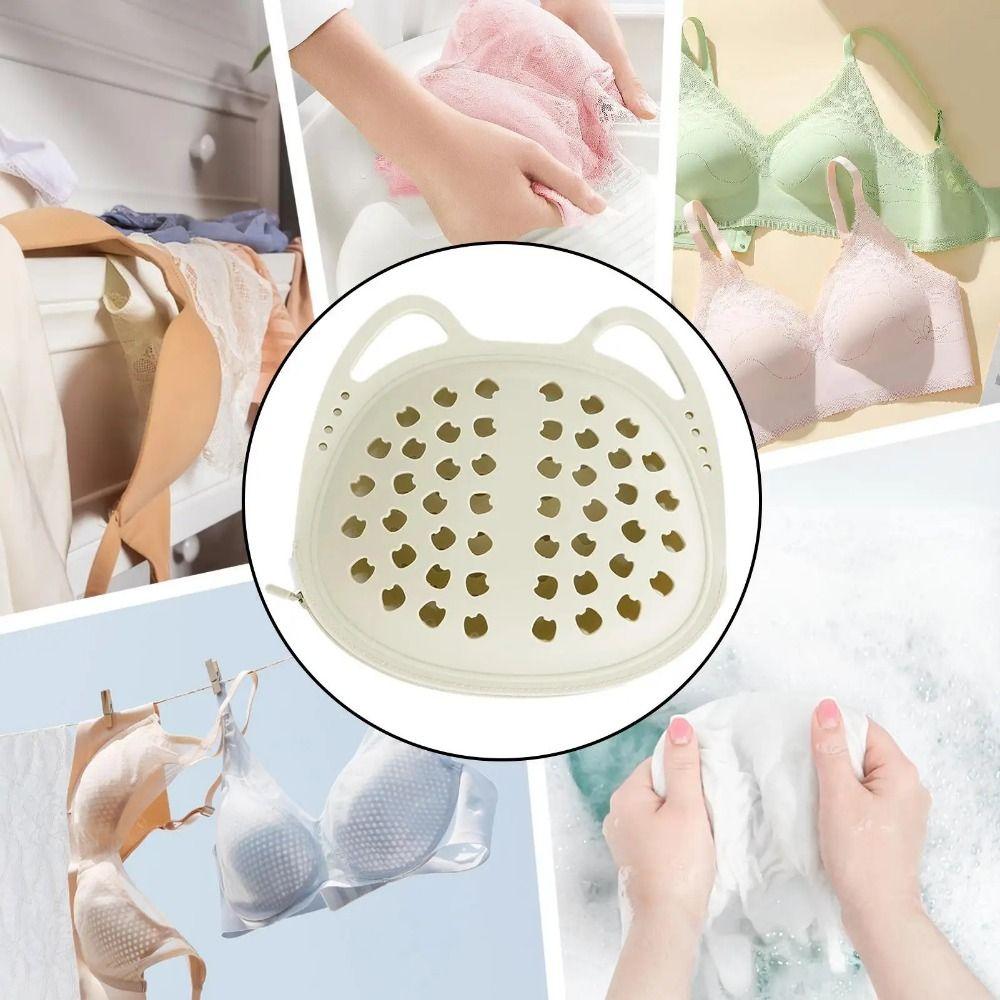 Silicone Bra Laundry Bag Reusable Underwear Washing Bag  Drying Suspension