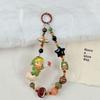 Dimoo Handmade Retro Caramel Beaded Doll Phone Charm & Backpack Pendant