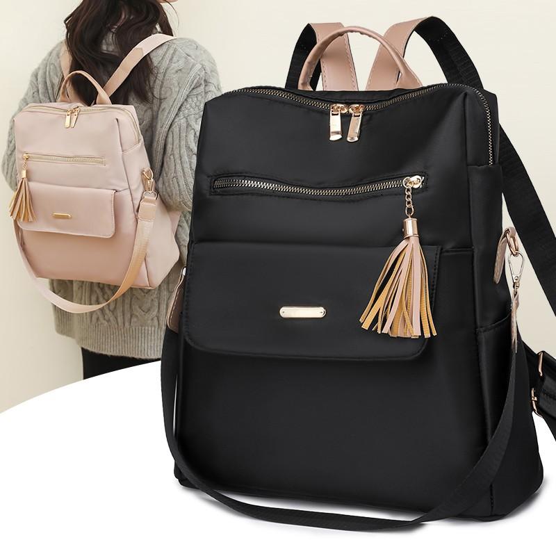 Casual double shoulder women's fashion new large capacity simple travel backpack dual-purpose single shoulder women's backpack women