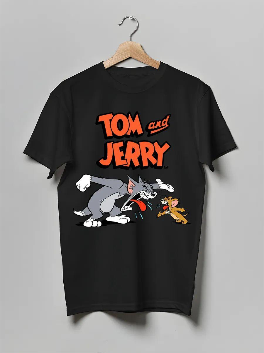 Tom and Jerry Cartoon Cat Mouse Animation T-shirt XL