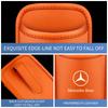 AAN1 2PCS PU Leather Car Door Cup Holder Organizer Box for Mercedes-Benz C E A S GLC GLE GLB G Class Etc Seat Back Clip Storage
