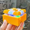 Keychain Pendant Stress Relief Fidget Toy with Metal Hanging Buckle Funny Emoticons Sound Decompression