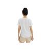 Nike Logo Print Solid Color Round Neck Short Sleeve T-Shirt Women Tops White DM7778-100