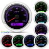 Custom 7 Color LED Universal 80MM GPS Speedometer 0-120kmh 0-60kmh Speed Meter For Boat Car Yacht 80MPH Odometer With Antenna