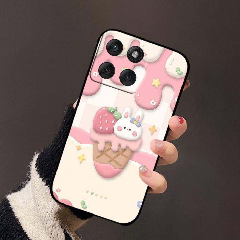 For Motorola Edge 70 5G Case Fashion Cute Cartoon Silicone TPU Soft Phone Cover For Motorola Moto X70 Air 5G Back Bumper Fundas