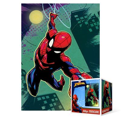 108 Parçalı Yapboz - Marvel Spider-Man Kahramanı (mini), popüler Kore bulmacası