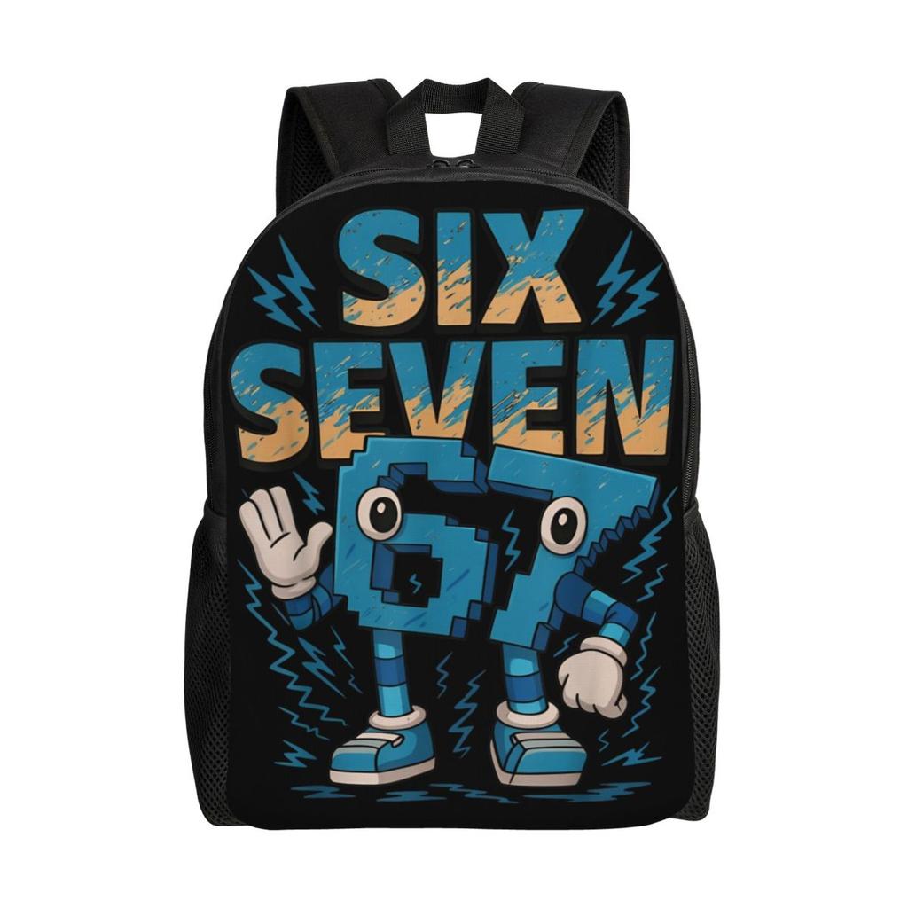 67 Six Seven 6-7 Funny Italian Brainrot Children Backpack for Girls Boys Kids Backpacks Cute Preschool Child School Bags