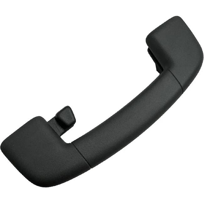 Car Interior Roof Grab Handle, Black, ABS Plastic, 1 Count, Modern Style, Ambidextrous, Pull Handle, No Lock, Screws and Snap-on, 1 cm Width, Fit For