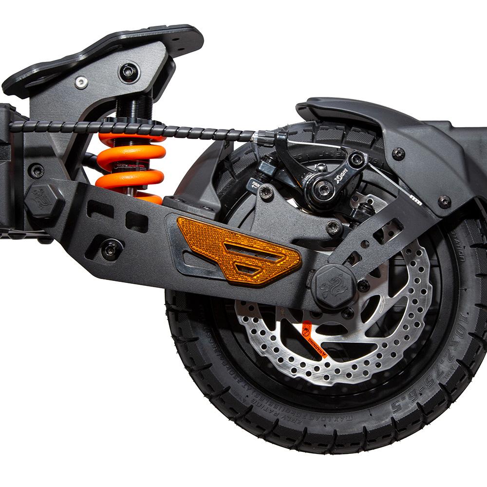KuKirin Monopattino elettrico G2 Master da 10 pollici, doppio motore 1000Wx2, 52V 20,8AH, autonomia massima di 70 km, capacità di carico massima di 120 kg, nero.