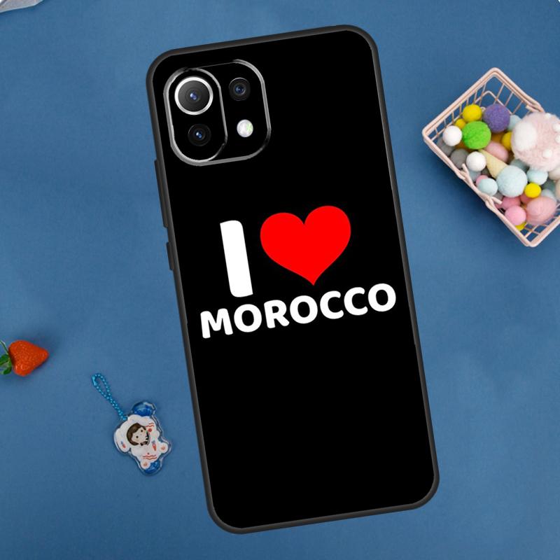 Morocco Map Flag Case For Xiaomi 13 14 15 Ultra 11T 12T 13T 14T Pro POCO X7 Pro X3 X5 X6 M6 F5 F6 Pro Cover