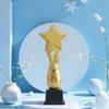 Trophies Fidgets Pentagrams Star Plastic Trophies Bulk Durability Golden Medals Sports Meeting Ornament
