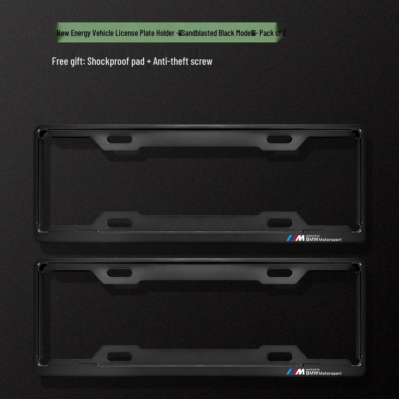 Kohlefaser-Nummernschildhalter für BMW X1, X2, X3, X4, X5, 1er, 3er, 5er