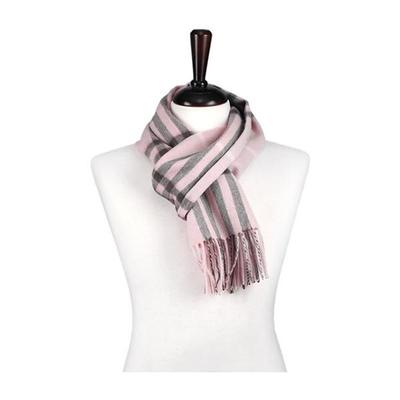Elkate Women's 100% Wool Muffler Neck Warmer Fall Couple Check Scarf LDRM013