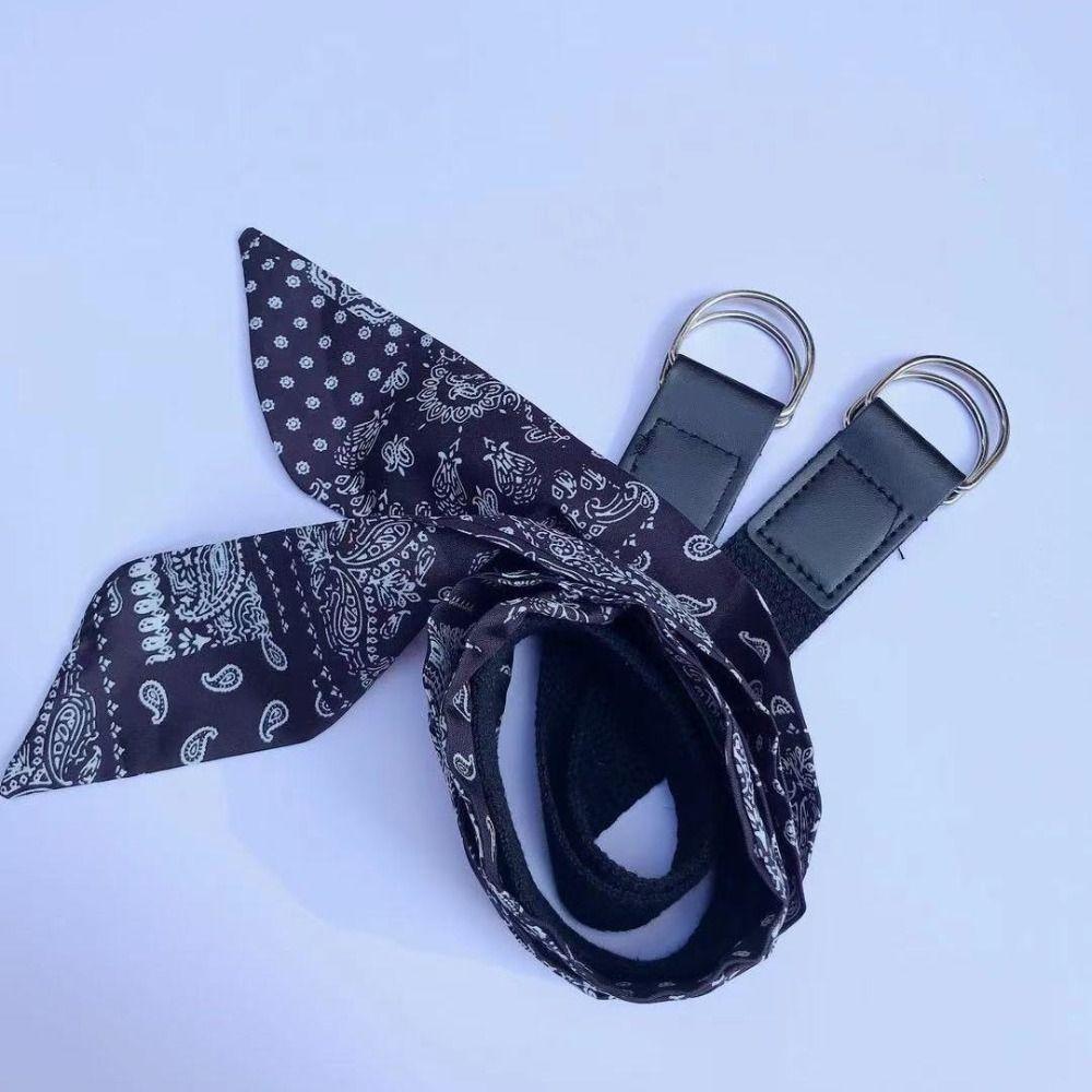 Versatile Canvas Scarf Belt Sweet Decorative Jeans Belt Fashion Luxury Design Waist Strap