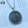 Xiweier Nordic Viking Odin Triangle Necklace - Copper Retro Fashion Trend
