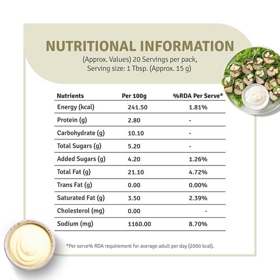 Veeba Salad Dressings Caesar 77% Fat Free, 300g