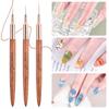 6/9/12/15/18MM Nagel Liner Pinsel Nail art Stift Pinsel Zeichnung Linien Streifen malerei Blume Stift Nail art Pinsel DIY Maniküre Werkzeuge