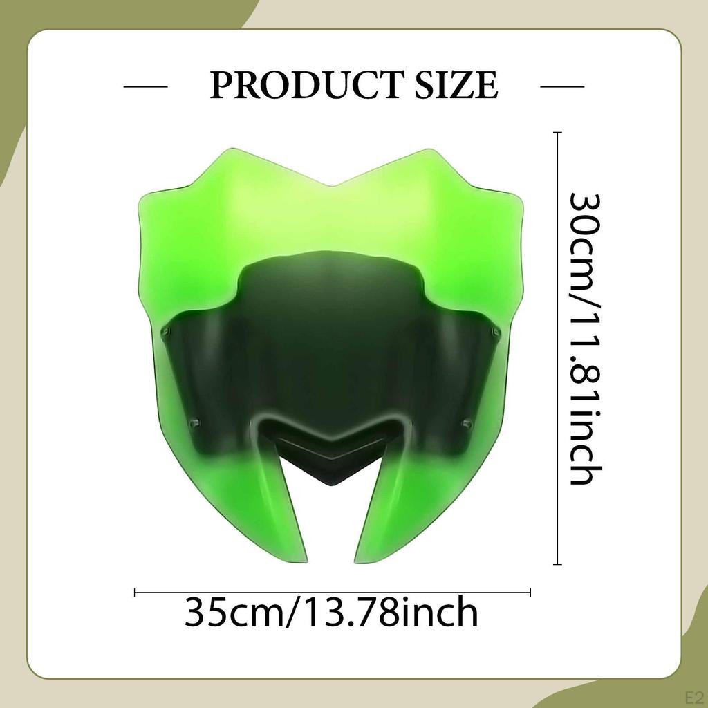 Motorcycle Windshield Wind Deflector Professional Easy Installation Screen Windscreen