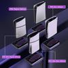 New 5-in-1 Vertical Stand for PS5 Pro/Slim/PS5, Includes PS5 Controller Charging Stand and Multi-Function Cooling Fan (Gray)