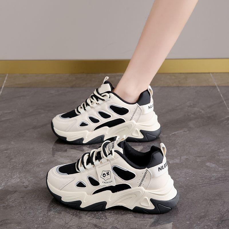 

Breathable Women s Shoes, Thick-soled Sports Shoes, Casual Shoes 40 чорний