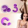 2Pcs Strong Stimulus Nipple Clamps Vibrators Sex Toys For Women Breast Adult Toy