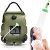 Outdoor Portable Shower Bag 20L Solar Heated Camping Shower Bag Removable Bath Water Storage Bag