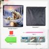 The Polar Bear and His Cubs 5D Diamond Painting Storage Basket Full Round Drill Mosaic Diamond Embroidery Cross Stitch Kits Home Decor Home Decor